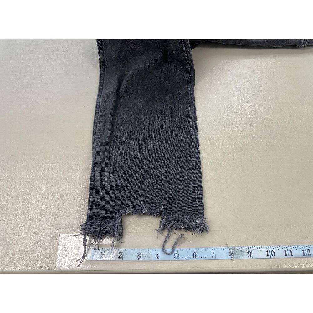Abercrombie & Fitch Ankle Straight Ultra High Rise Jeans Womens 8/29 Black 28x26 - Picture 9 of 13